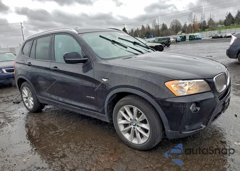 2013 BMW X3 xDrive28I z USA, uszkodzony, nr VIN 5UXWX9C56D0D01252